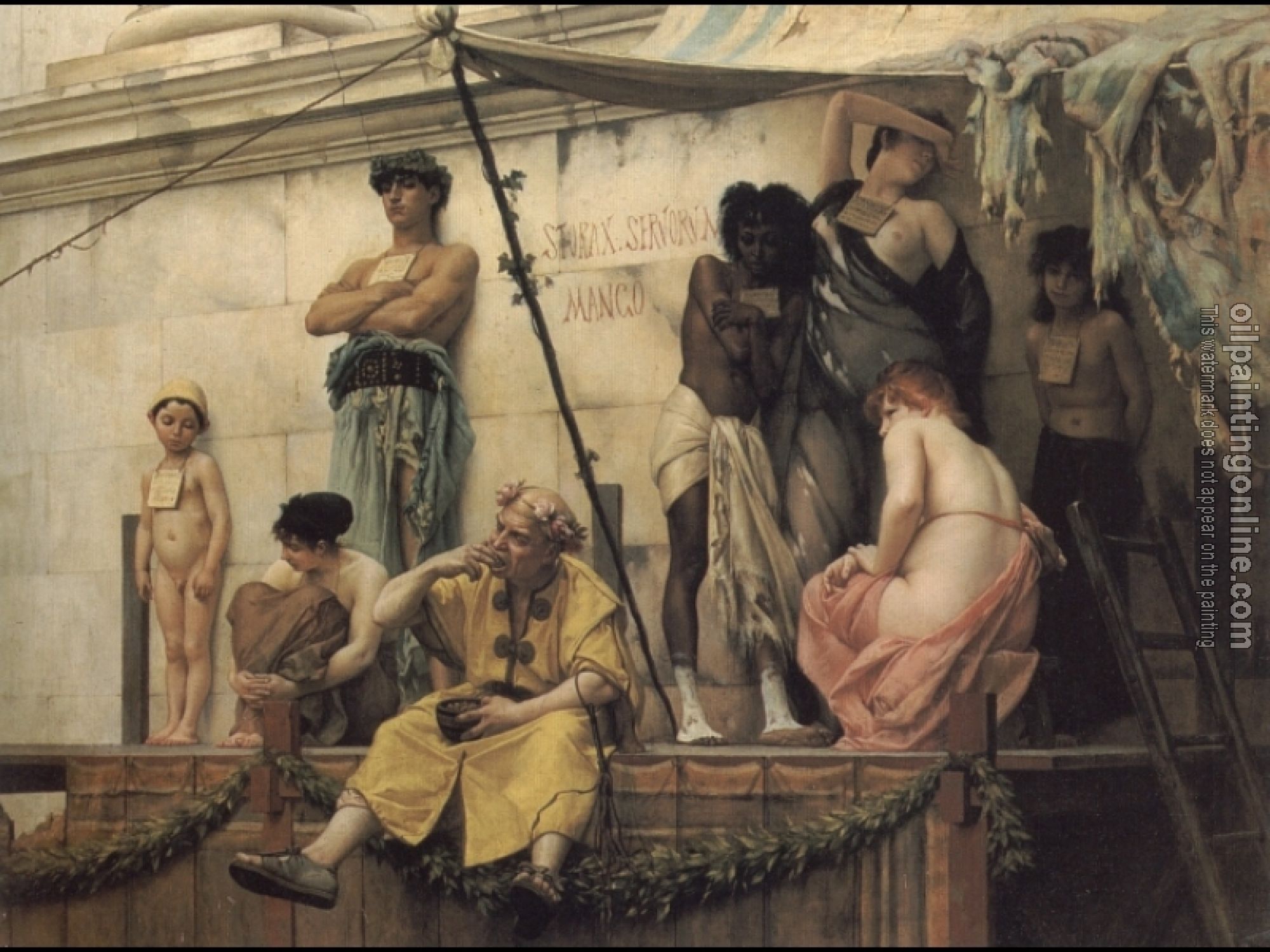 Gustave Clarence Rodolphe Boulanger - The Slave Market